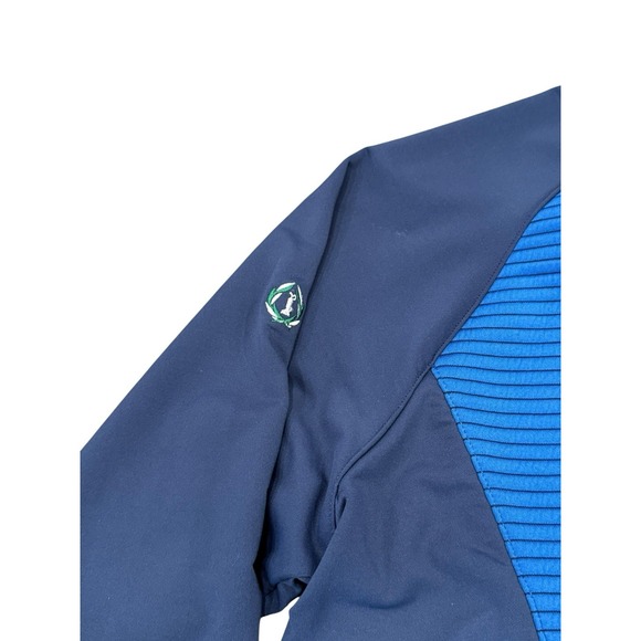 Peter Millar Mens Pemberton Channel Cord Full Zip Jacket XL Blue Pinehurst Golf - Picture 7 of 9